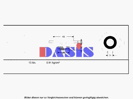 AKS DASIS Крышка, радиатор 751647N